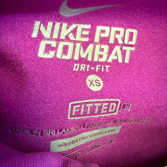 Nike Pro Combat Hyperwarm Quarter Zip - Picture 3 of 4